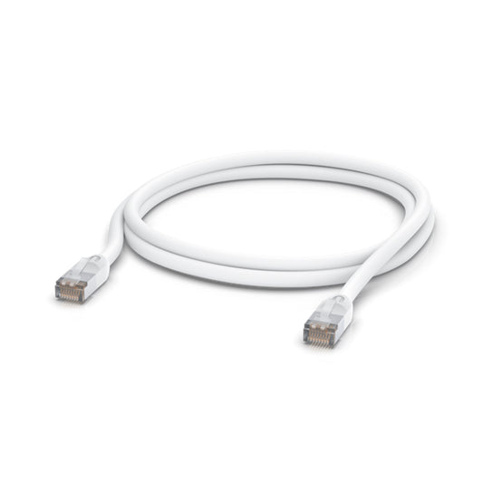 Ubiquiti UniFi Patch Cable Outdoor 2M White, Single Unit, All-weather, RJ45 Ethernet Cable, Category 5e