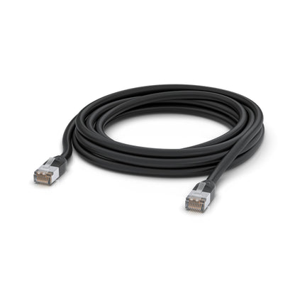 Ubiquiti UniFi Patch Cable Outdoor 5M Black, Single Unit All-weather, RJ45 Ethernet Cable, Category 5e, Weatherproof