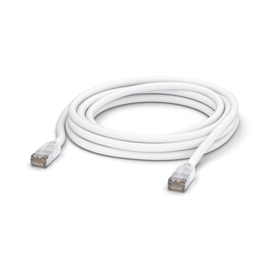 Ubiquiti UniFi Patch Cable Outdoor 5M White, Single Unit, All-weather, RJ45 Ethernet Cable, Category 5e
