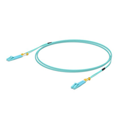 Ubiquiti MultiMode 10 Gbps OM3 Duplex LC Cable, 0.5m Length, Single Unit,10 Gbps Throughput, LC-LC Connector,