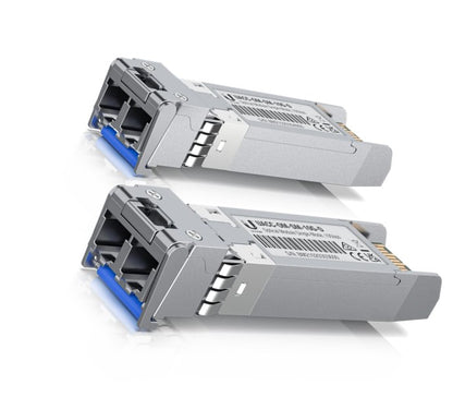 Ubiquiti UniFi 2 Pack (Orgional UI Pack), 10 Gbps Single-Mode Optical Module,Single-mode, Fiber Transceiver, Duplex LC Connect, Up to 10 km