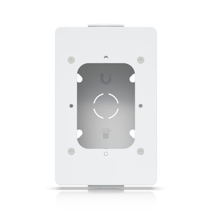 Ubiquiti Reader Junction Box,White, For UniFi Access Readers  Intercom Viewers, Support Flat Surface Mounting  Attachment to 3 4 ft Conduit