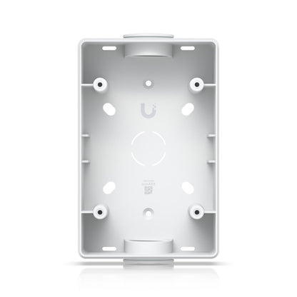 Ubiquiti Reader Junction Box,White, For UniFi Access Readers  Intercom Viewers, Support Flat Surface Mounting  Attachment to 3 4 ft Conduit