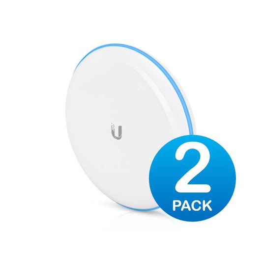Ubiquiti UniFi Building-to-Building Bridge - 60GHz 1.7Gbps Link  - Complete PtP Link, Built-in LED alignment indicators, Sold as 2 Pack