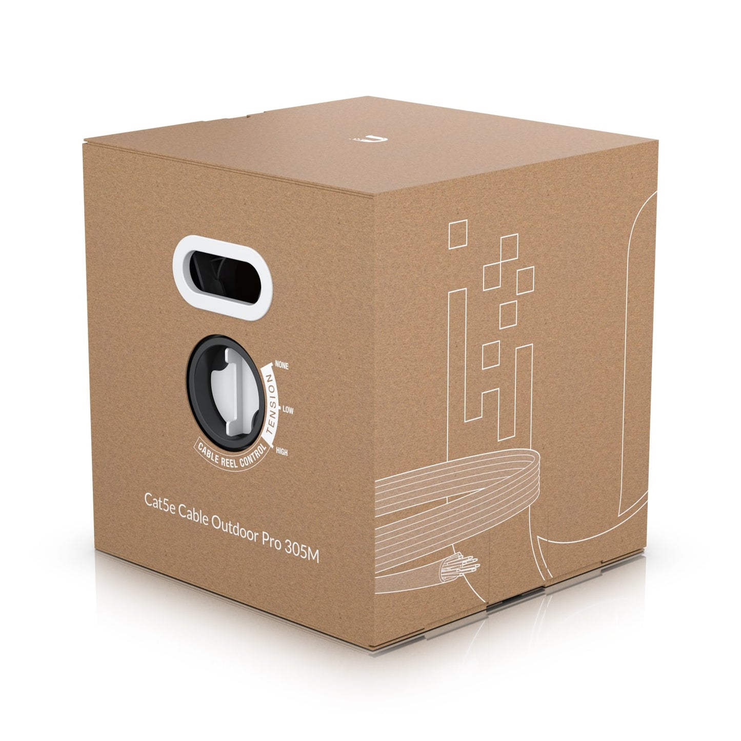 Ubiquit UniFi Outdoor Cable, 305m, 5e Cable Designed To Resist Harsh Weather Damage  Electromagnetic Interference