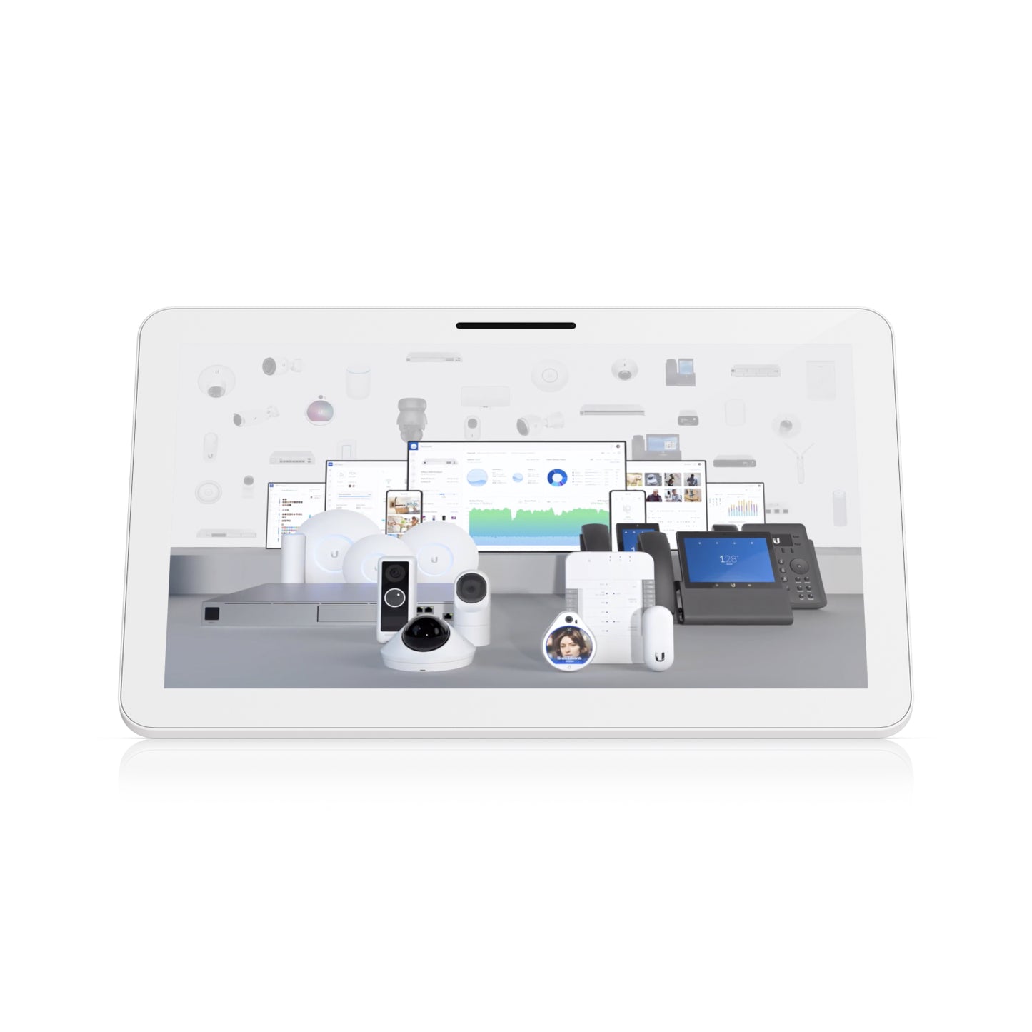 Ubiquiti Connect Display,  21.5 ft Full HD PoE Touchscreen Designed for UniFi Connect, PoE in, Multiple Mounting Options