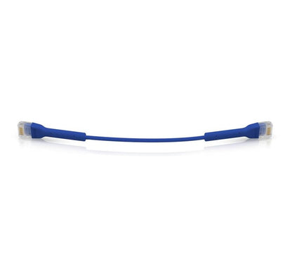 Ubiquiti UniFi Patch Cable Single Unit, 3m, Blue, End Bendable to 90 Degree, RJ45 Ethernet Cable, Cat6, Ultra-Thin 3mm Diameter