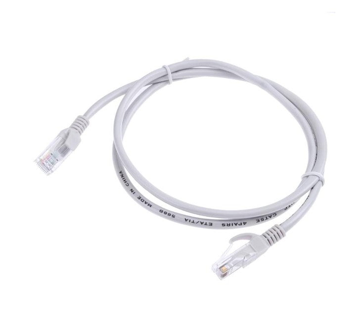 Ubiquiti UniFi Patch Cable Single Unit, 3m, White, End Bendable to 90 Degree, RJ45 Ethernet Cable, Cat6, Ultra-Thin 3mm Diameter