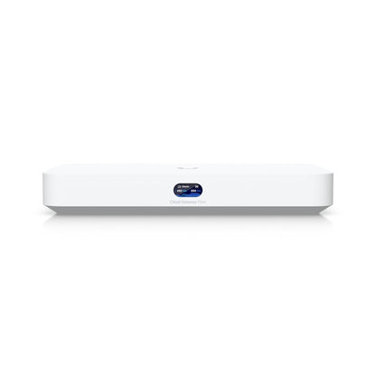 Ubiquiti Cloud Gateway Fiber,UCG-Fiber, Desktop 10G Cloud Gateway,Integrated PoE Switch,Selectable NVR Storage,Full UniFi Application Support