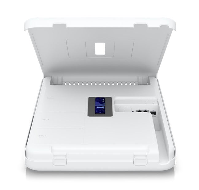 Ubiquiti UniFi Dream Wall, Wall-mountable UniFi Cloud Gateway, Built-in WiFi 6 Access Point, PoE Switching, UniFi OS Console, 3.5 Gbps