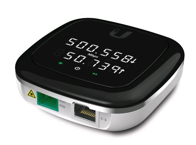 Ubiquiti UFiber Nano GPON Gigabit Passive Optical Network Unit,Max Power 7W, 24V Passive PoE, Wall-Mountable,