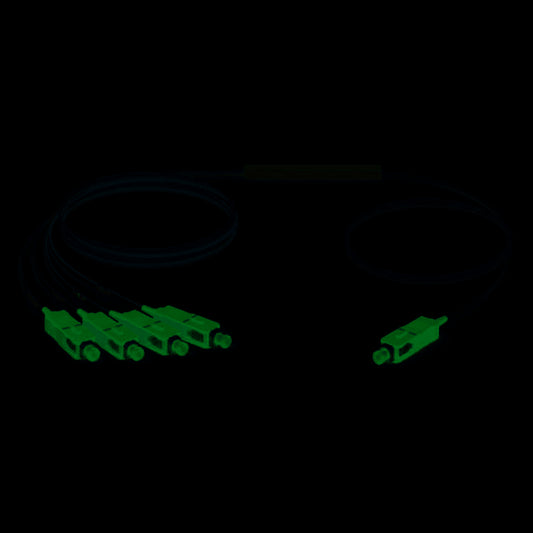 Ubiquiti UFiber Gigabit Passive Optical Network Splitter 1:4, For Use With UFiber OLT Solutions, Terminated With SC APC Connector,