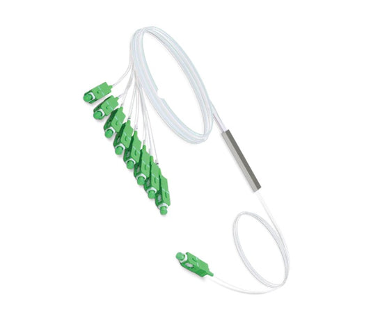 Ubiquiti UFiber Gigabit Passive Optical Network Splitter 1:8,  For Use With UFiber OLT Solutions, Terminated With SC APC Connector,