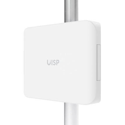 Ubiquiti UISP Box Plus, IPX6-rated Water Resistance, Enclosure for UISP Switch Plus, Pole  Wall-mount, Includes Fiber Strain Relief Kit,