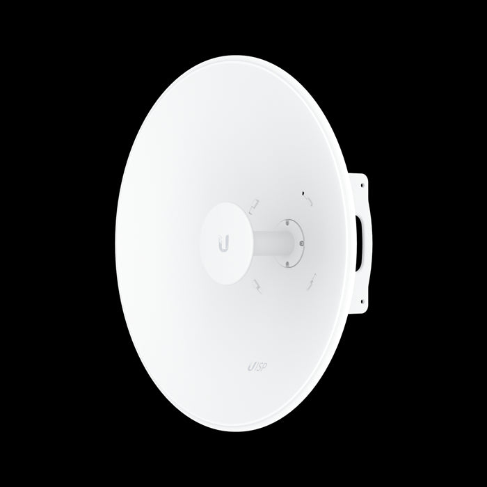 Ubiquiti UISP Dish, 30 dBi Dish Antenna, 5.15-6.875 GHz Frequency Range, 30 km PtP Link Range, Compatible AF 5XHD  RP 5AC,