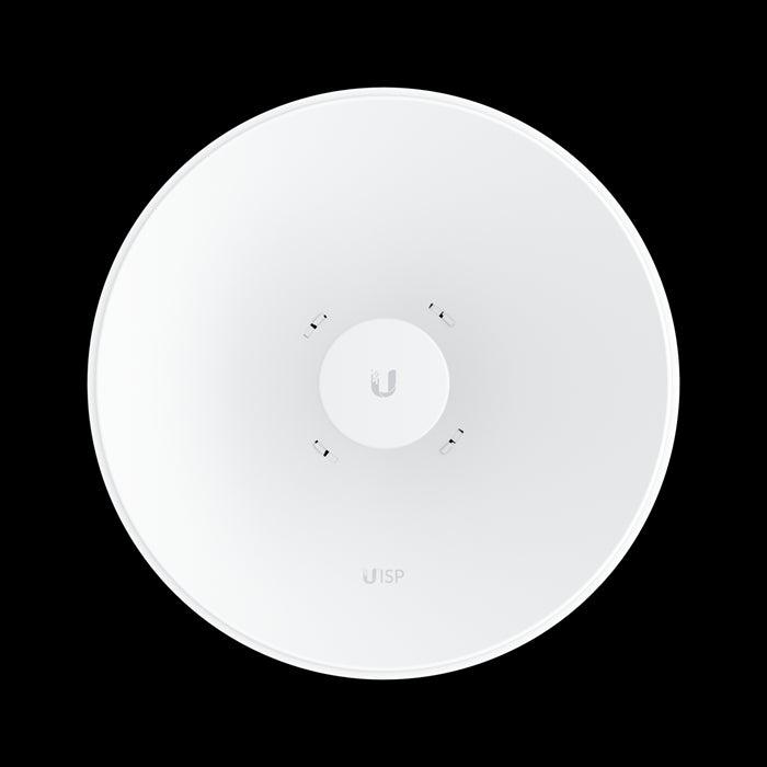 Ubiquiti UISP Dish, 30 dBi Dish Antenna, 5.15-6.875 GHz Frequency Range, 30 km PtP Link Range, Compatible AF 5XHD  RP 5AC,