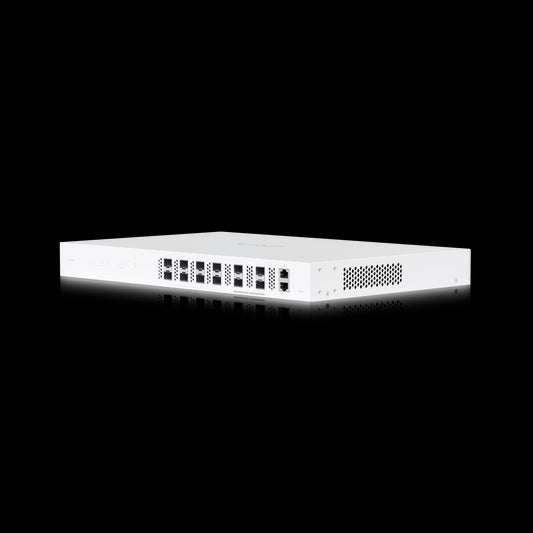 Ubiquiti UISP Fiber OLT XGS, Eight-port Optical Line Terminal Deliver 10 Gbps Uplink Downlink Speeds, 2048 Client capacity (8 ports),