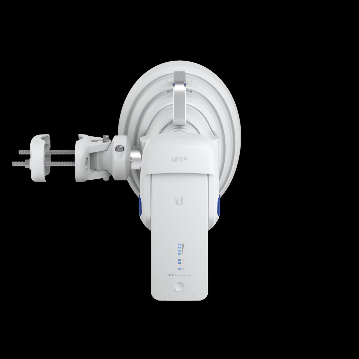 Ubiquiti UISP Horn, High-isolation 30 degree, Point-to-multipoint (PtMP), 5.15 - 6.875 Ghz Frequency Range, 15 km PtMP Link Range,