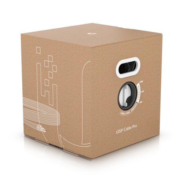 Ubiquiti UISP Cable Pro, Industrial-grade Outdoor Cable, 305m, Carrier-Class Shielded, Integrated ESD Drain Wire, Replaces TC-PRO