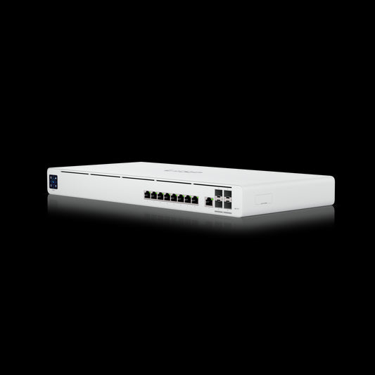 Ubiquiti UISP Router Professional, (9) GbE RJ45 ports, (4) 10G SFP ports, Integrated Layer 2 Switch,  Up to 9,500 Mbps NAT Throughput,