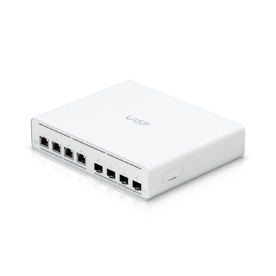 Ubiquiti UISP Switch Plus, 2.5 GbE PoE Switch For ISP Applications, RJ45 Ports, 27V Passive PoE Output, 4 10G SFP ports,