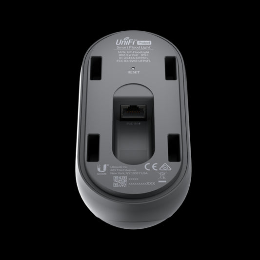 Ubiquiti UniFi Smart Flood Light, Unifi Protect Ready, Long Distance Motion Sensor, 550 Lumens, IPX5 Waterproof Housing, PoE (802.3 af)