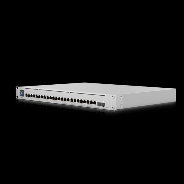 Ubiquiti UniFi Switch Enterprise 24-port PoE 12x2.5GbE 12x1GbE Ports, For Wi-Fi 6 AP, 2x 10g SFP Ports, Managed Layer 3 Switch (400W)