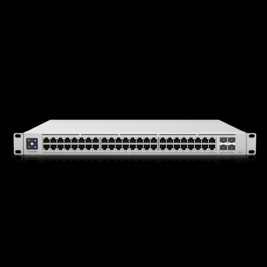 Ubiquiti Switch Enterprise 48-port PoE 48x2.5GbE Ports, For Wi-Fi 6 AP, 4x 10g SFP Ports For Uplinks, Managed Layer 3 Switch (720W),