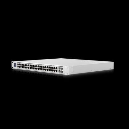 Ubiquiti Switch Enterprise 48-port PoE 48x2.5GbE Ports, For Wi-Fi 6 AP, 4x 10g SFP Ports For Uplinks, Managed Layer 3 Switch (720W),