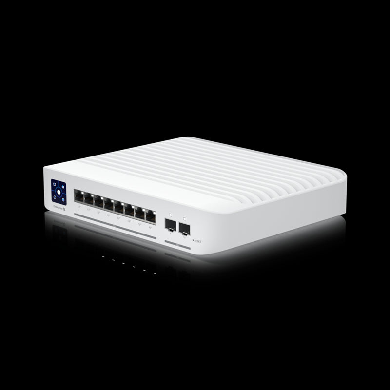 Ubiquiti Switch Enterprise 8-port PoE 8x2.5GbE, Ideal For Wi-Fi 6 AP, 2x 10g SFP Ports For Uplinks, Managed Layer 3 Switch,