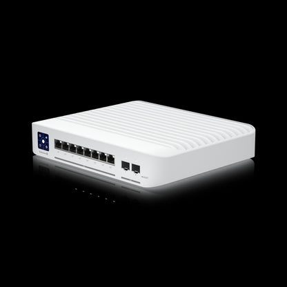 Ubiquiti Switch Enterprise 8-port PoE 8x2.5GbE, Ideal For Wi-Fi 6 AP, 2x 10g SFP Ports For Uplinks, Managed Layer 3 Switch,
