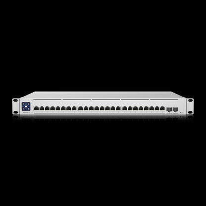 Ubiquiti Switch Enterprise 24-port Switch 24x10GbE Ports, 2x 25G SFP28 Ports For Uplinks, Managed Layer 3 Switch,