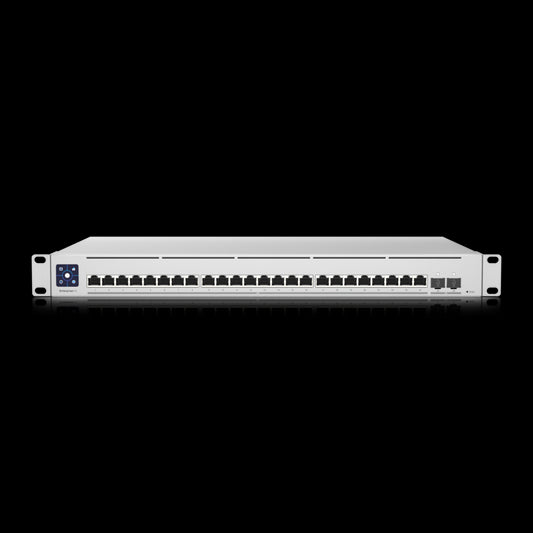 Ubiquiti Switch Enterprise 24-port Switch 24x10GbE Ports, 2x 25G SFP28 Ports For Uplinks, Managed Layer 3 Switch,