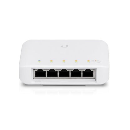 Ubiquiti USW Flex 3 Pack- Managed, Layer 2 Gigabit switch with auto-sensing 802.3af PoE support. 1x PoE In, 4x PoE Out,