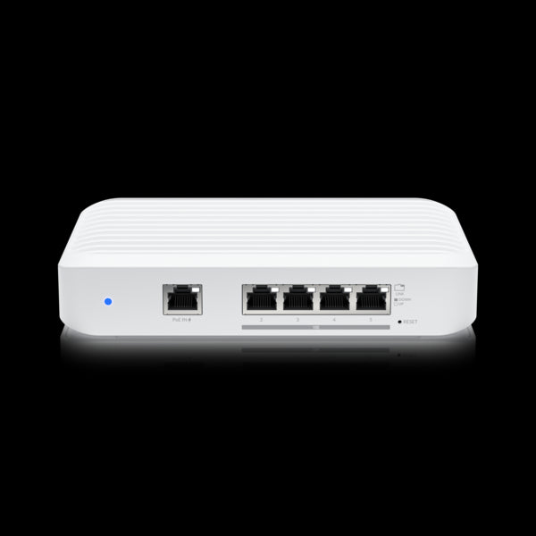 Ubiquiti UniFi Switch Flex XG - Layer 2 Switch with (4) 10GbE RJ45 Ports and (1) GbE, 802.3at PoE RJ45 Input,