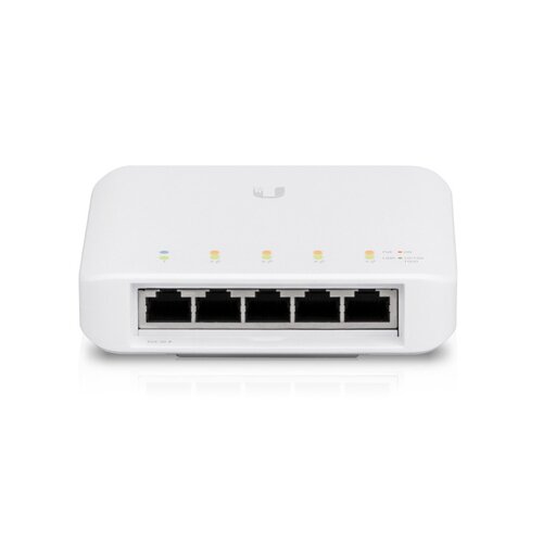 Ubiquiti UniFi USW Flex - Managed, Layer 2 Gigabit Switch with Auto-sensing 802.3af PoE Support. 1x PoE In, 4x PoE Out,