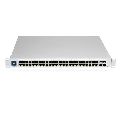 Ubiquiti UniFi 48-port Managed Gigabit Layer2  Layer3 Switch, Auto-sensing 802.3at PoE  802.3bt PoE, SFP, Touch Display,  600W GEN2,