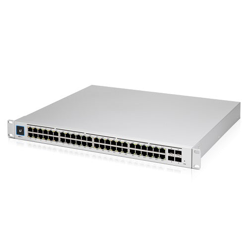 Ubiquiti UniFi 48-port Managed Gigabit Layer2  Layer3 Switch, Auto-sensing 802.3at PoE  802.3bt PoE, SFP, Touch Display,  600W GEN2,