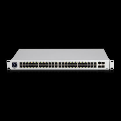 Ubiquiti UniFi 48-Port Managed Gigabit Layer2  Layer3 Switch - 48x Gigabit Ethernet Ports, 4x SFP Ports - Touch Display - GEN2,