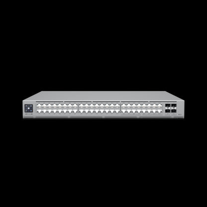 Ubiquiti UniFi Network, Switch, 48-Port,  POE 720W, (16) 2.5 GbE ports, 8 PoE, 8 PoE, (4) 10G SFP Ports,  Layer3,  Rack Mount,