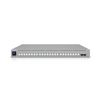 Ubiquiti Pro XG 24 PoE, Professional-grade, 24-port Layer 3 Etherlighting, PoE Switch,(16) 10 GbE, (8) 2.5 GbE, (2) 25G SFP28 Port