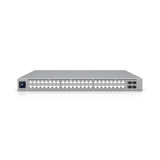 Ubiquiti Pro XG 48 PoE, Professional-grade, 48-port Layer 3 Etherlighting, PoE Switch, (32) 10 GbE, (16) 2.5 GbE PoE, (4) 25G SFP28 Ports