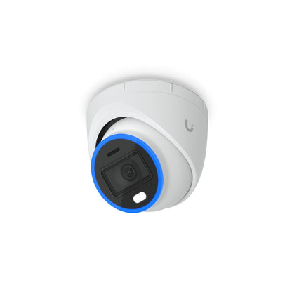 Ubiquiti AI Turret, White, All-weather,Vandal-proof 4K PoE Turret Camera, Enhanced AI Capabilities  IR, Visible LEDs for Night Vision,Incl