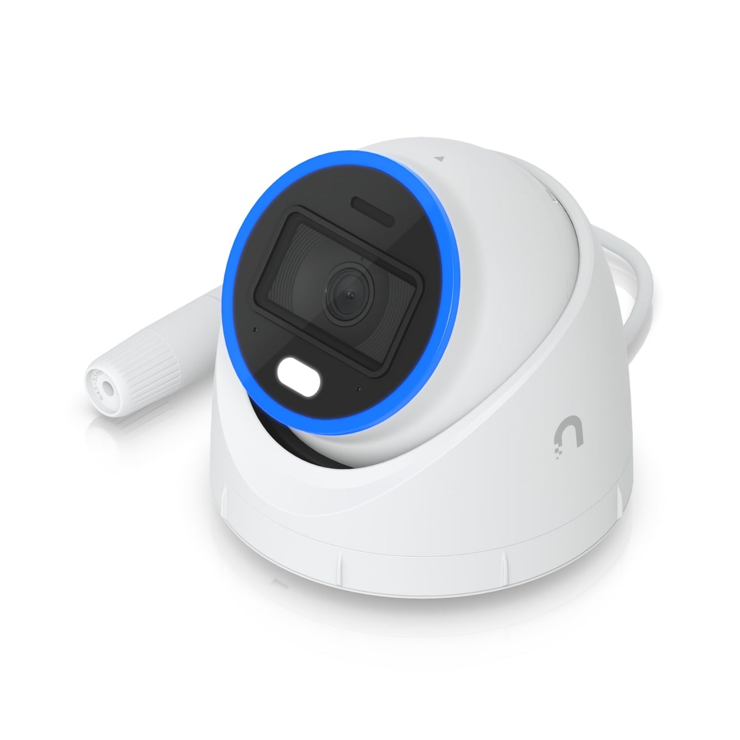 Ubiquiti AI Turret, White, All-weather,Vandal-proof 4K PoE Turret Camera, Enhanced AI Capabilities  IR, Visible LEDs for Night Vision,Incl