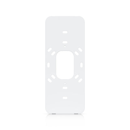 Ubiquiti G4 Doorbell Pro PoE Gang Box Mount, White,Secure, Flat  25 degree Angled Wedge Angled Mounting Plate, Compatible NHU-UVC-G4-DBELL-POE