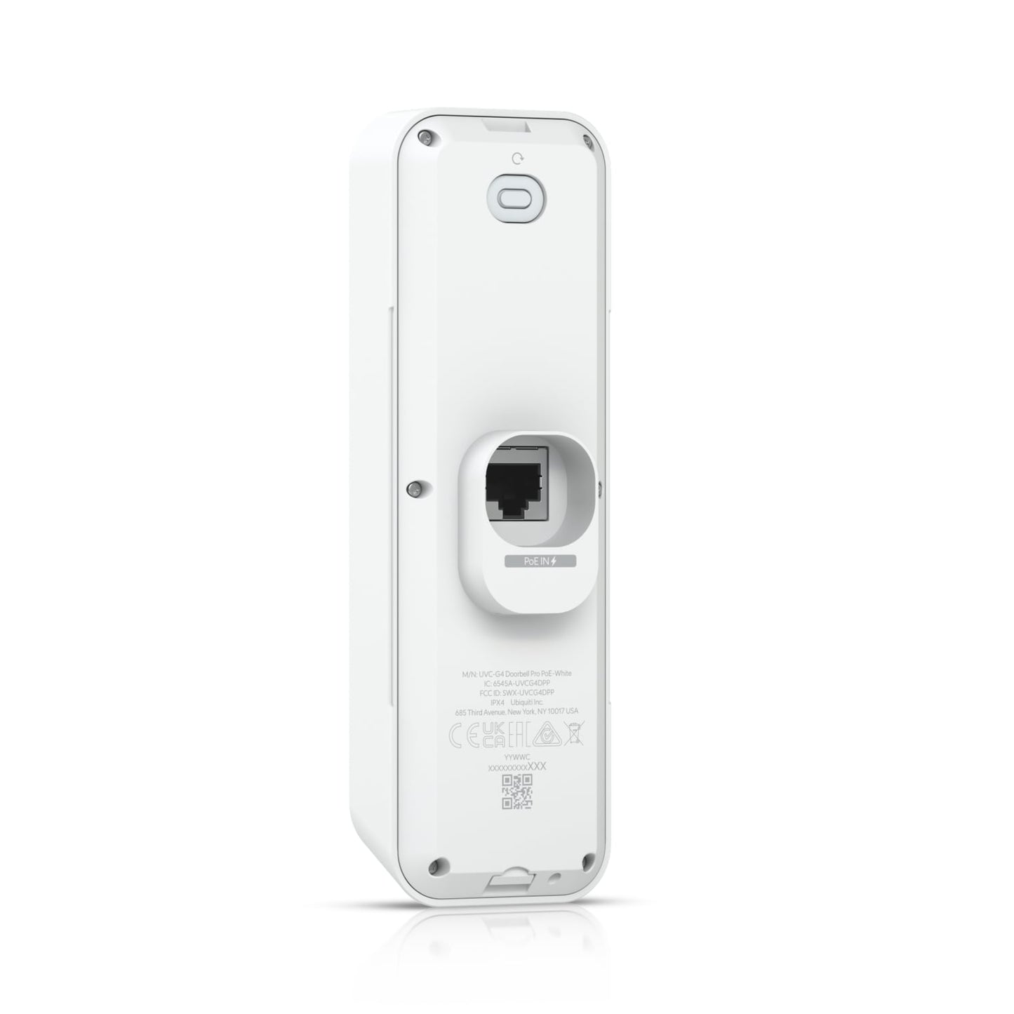 Ubiquiti UniFi Protect G4 Doorbell Pro PoE Kit-White, 5MP CMOS Camera,Night Mode IR Up To 20ft,PoE Power, Includes PoE Chime, IPX4