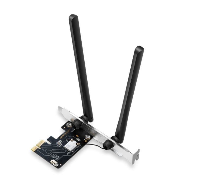 Mercusys MA86XE AXE5400 Wi-Fi 6E Bluetooth 5.2 PCIe Adapter, 2402Mbps  6GHz,2402Mbps  5GHz, 574Mbps 2.4GHz