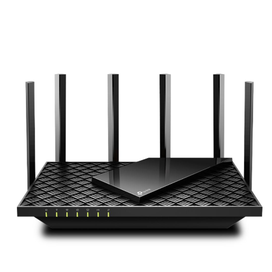 TP-Link Archer AX55 Pro AX3000 Dual-Band Wi-Fi 6 Router,  574 Mbps at 2.4 GHz  2402 Mbps at 5 GHz  , 4 Antennas,1 2.5 Gbps WAN LAN Port  1 Gigabi