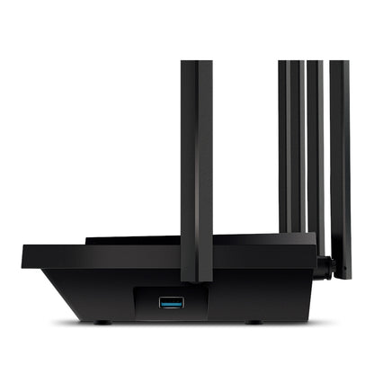 TP-Link Archer AX72 AX5400 Dual-Band Gigabit Wi-Fi 6 Router, MU-MIMO, OFDMA, 6x Antennas, Beamforming, 1x USB 3.0, Advanced Security and QoS