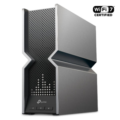 TP-Link Archer BE800 BE19000 Tri-Band Wi-Fi 7 Router (WIFI7) 1376 Mbps at 2.4 GHz  5760 Mbps at 5 GHz  11520 Mbps at 6 GHz, 8 Internal Antennas, Qu